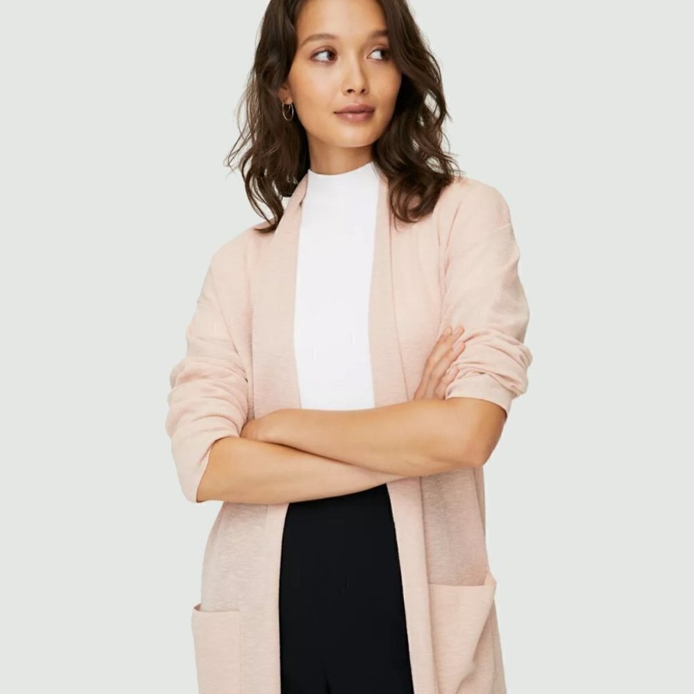 Aritzia  Babaton Lance Cardigan | Light Peach XXS - Picture 2 of 10
